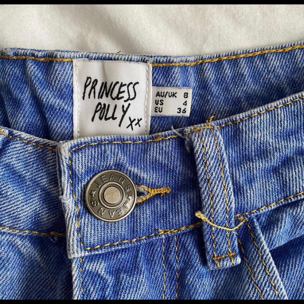 Princess polly denim shorts - Picture 3 of 4